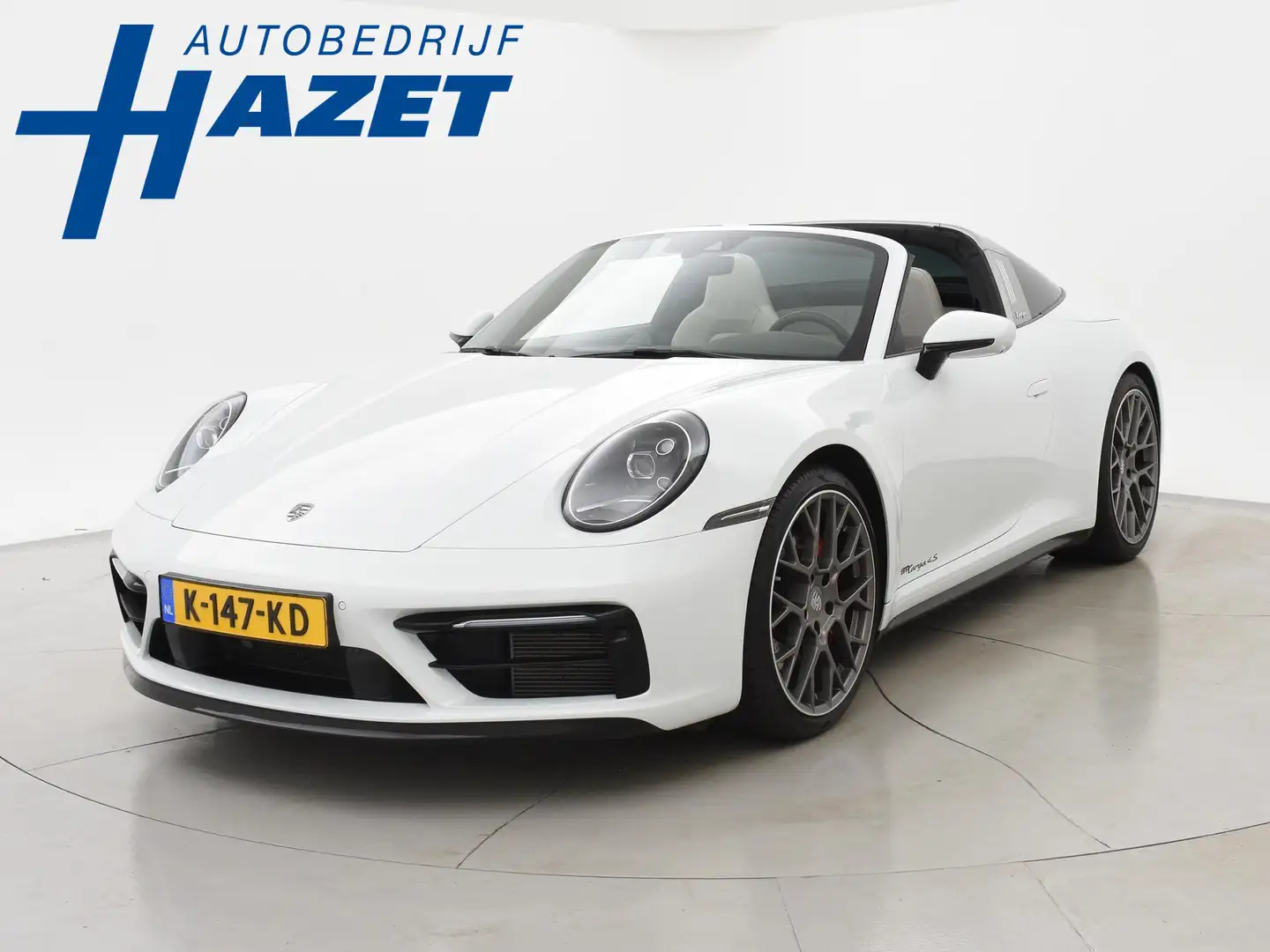 Porsche 992 TARGA 4S 3.0 992 ORIG. NL *17.979 KM* + SPORTUITLA Wit - 1