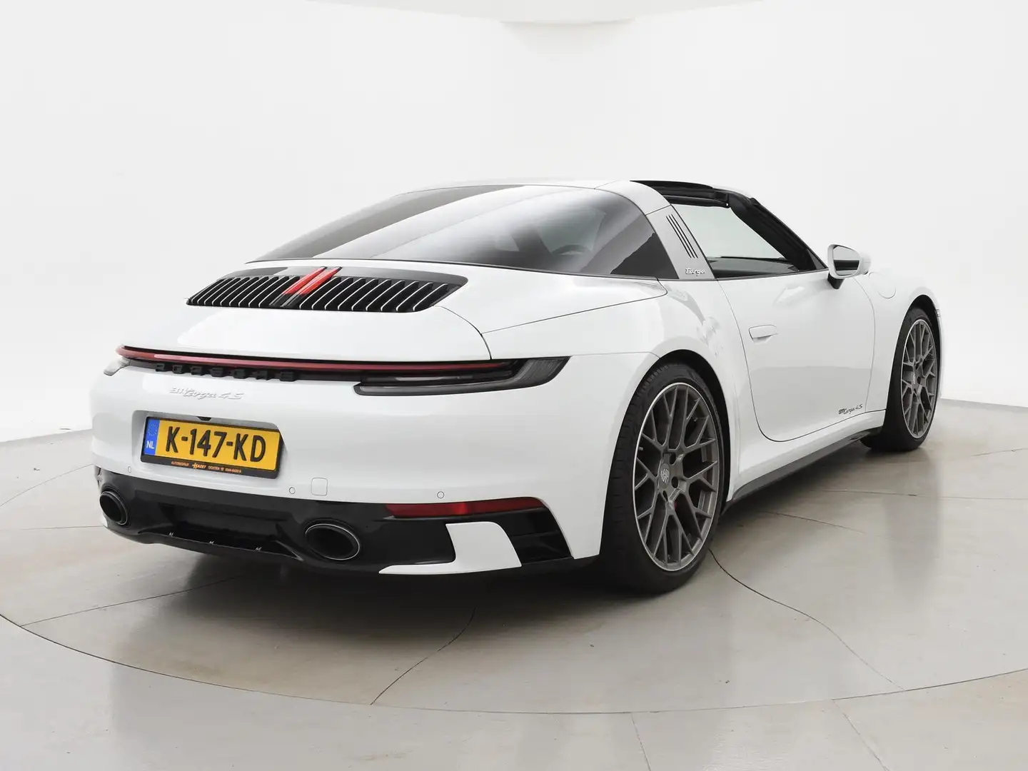 Porsche 992 TARGA 4S 3.0 992 ORIG. NL *17.979 KM* + SPORTUITLA Wit - 2