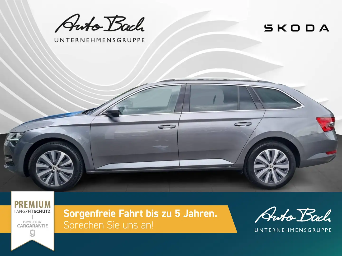 Skoda Superb Combi Style 2.0 TDI DSG Grau - 2