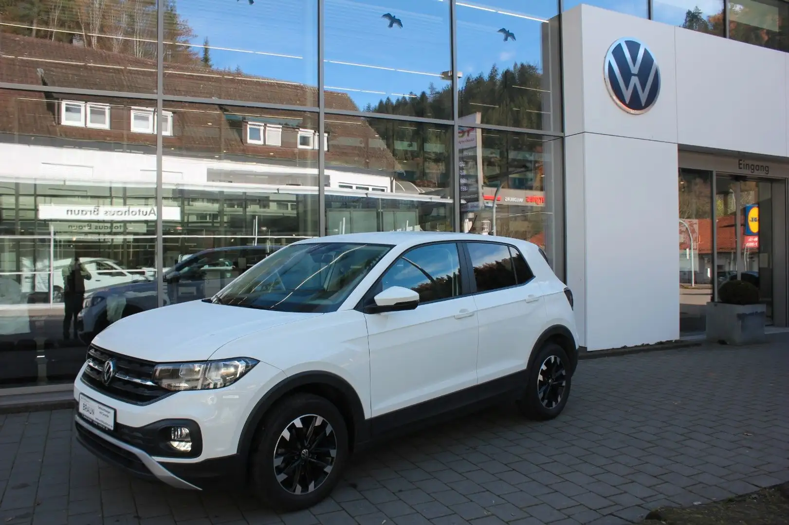 Volkswagen T-Cross 1.0 TSI PDC,Klima,ACC,NSW,BT,SHZ Weiß - 1