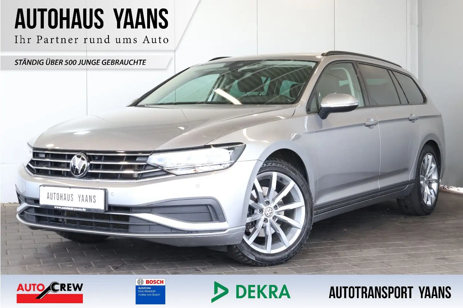 Volkswagen Passat Variant Passat 2.0 TDI ACC+KAM+LED+STDHZG+AHK+18" Silber - 1