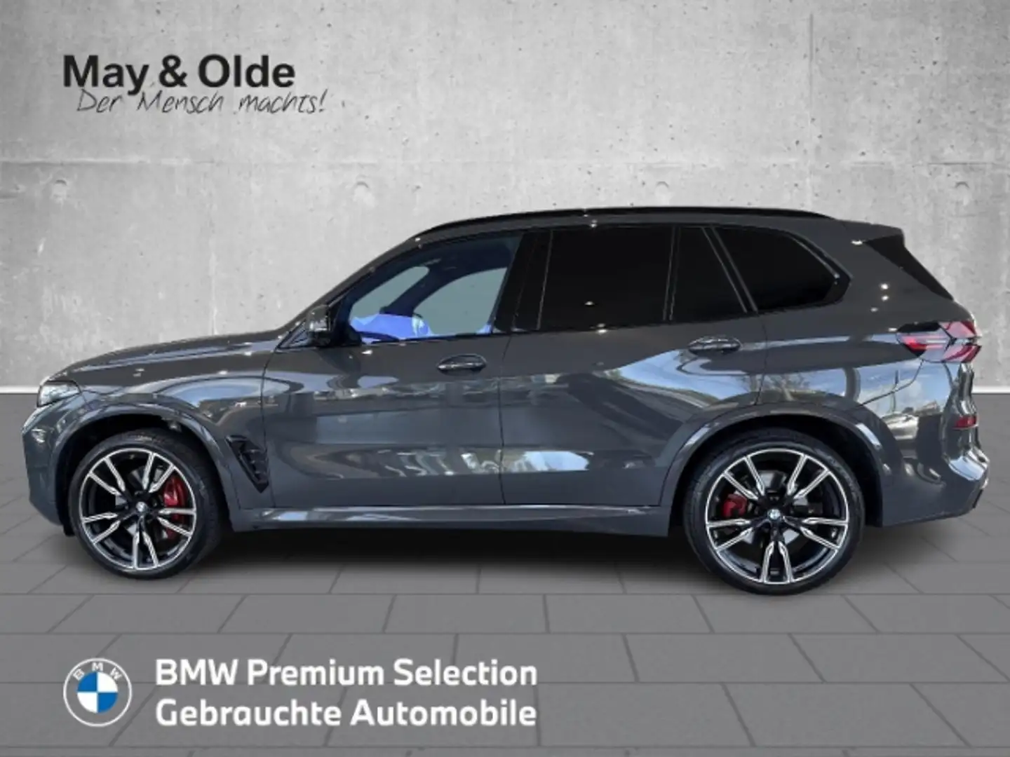 BMW X5 40d xDrive M Sport AHK SHZ LHZ ACC H&K HUD AD Stan Grau - 2