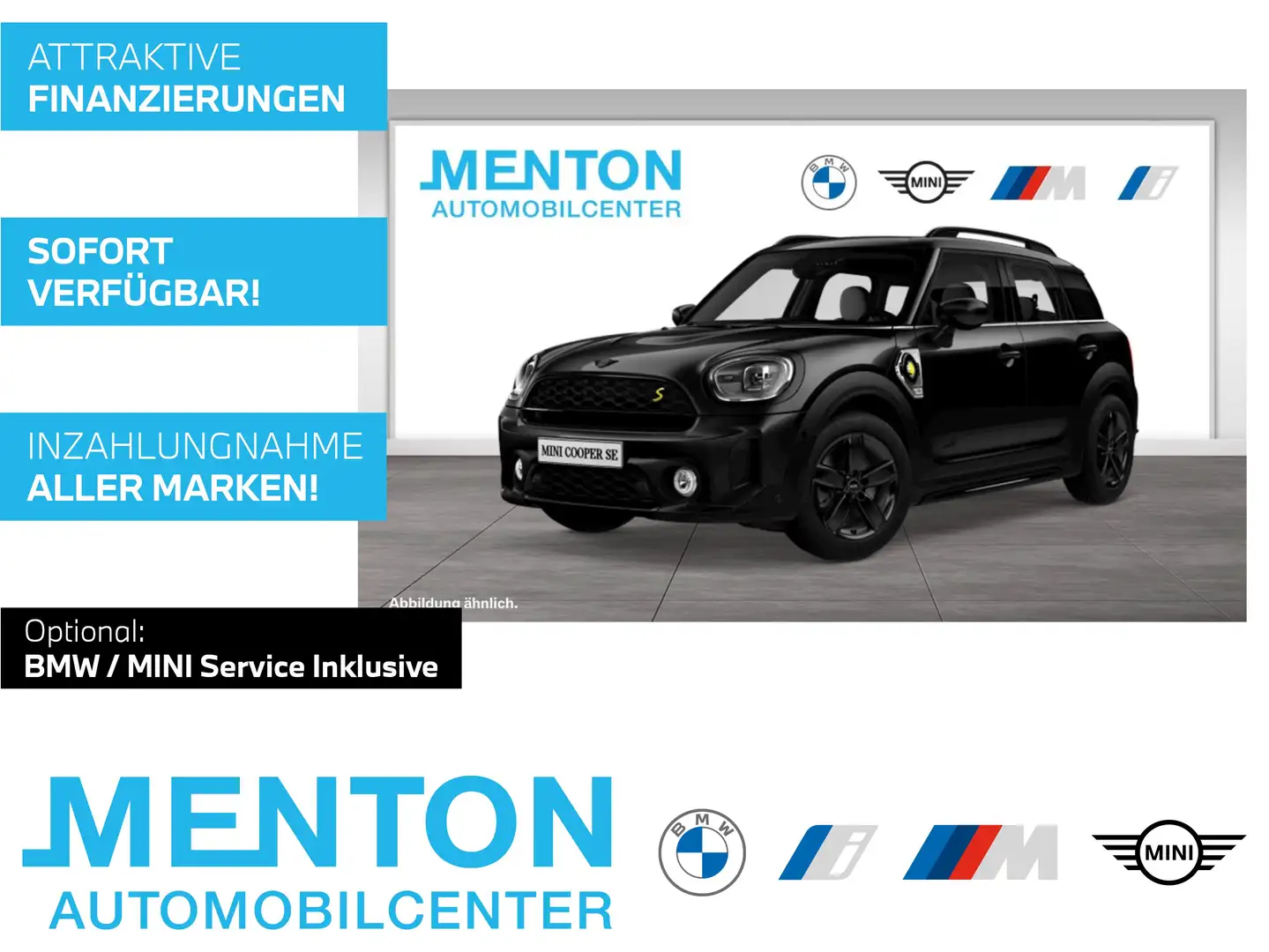 MINI Cooper SE Countryman Cooper SE ALL4 LED/Pano.Dach/Navi/Tempomat Negro - 1