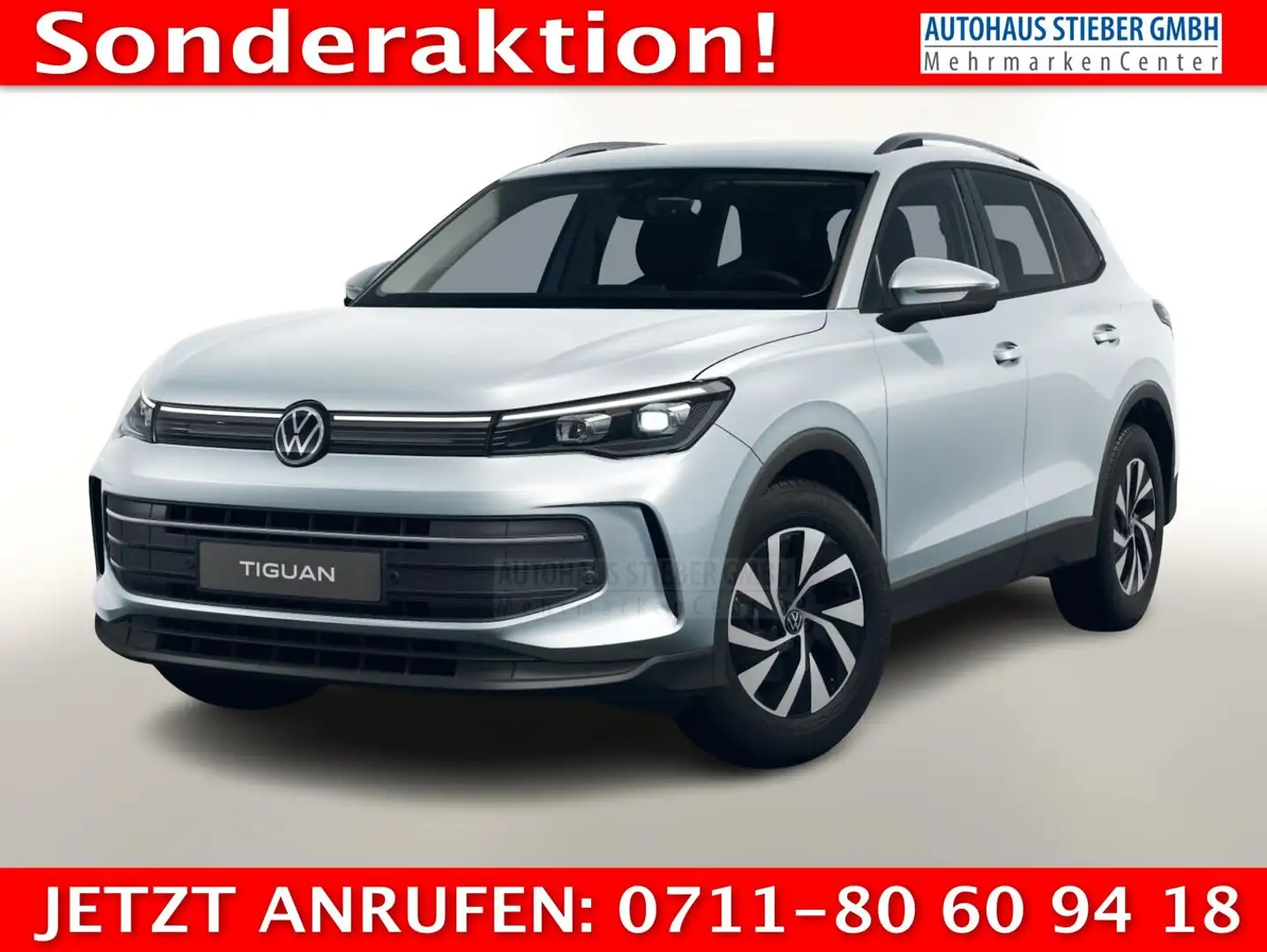 Volkswagen Tiguan 1.5 eTSI 150 DSG LED+ eHk ParkAs SHZ Kam 110 kW... Ezüst - 1