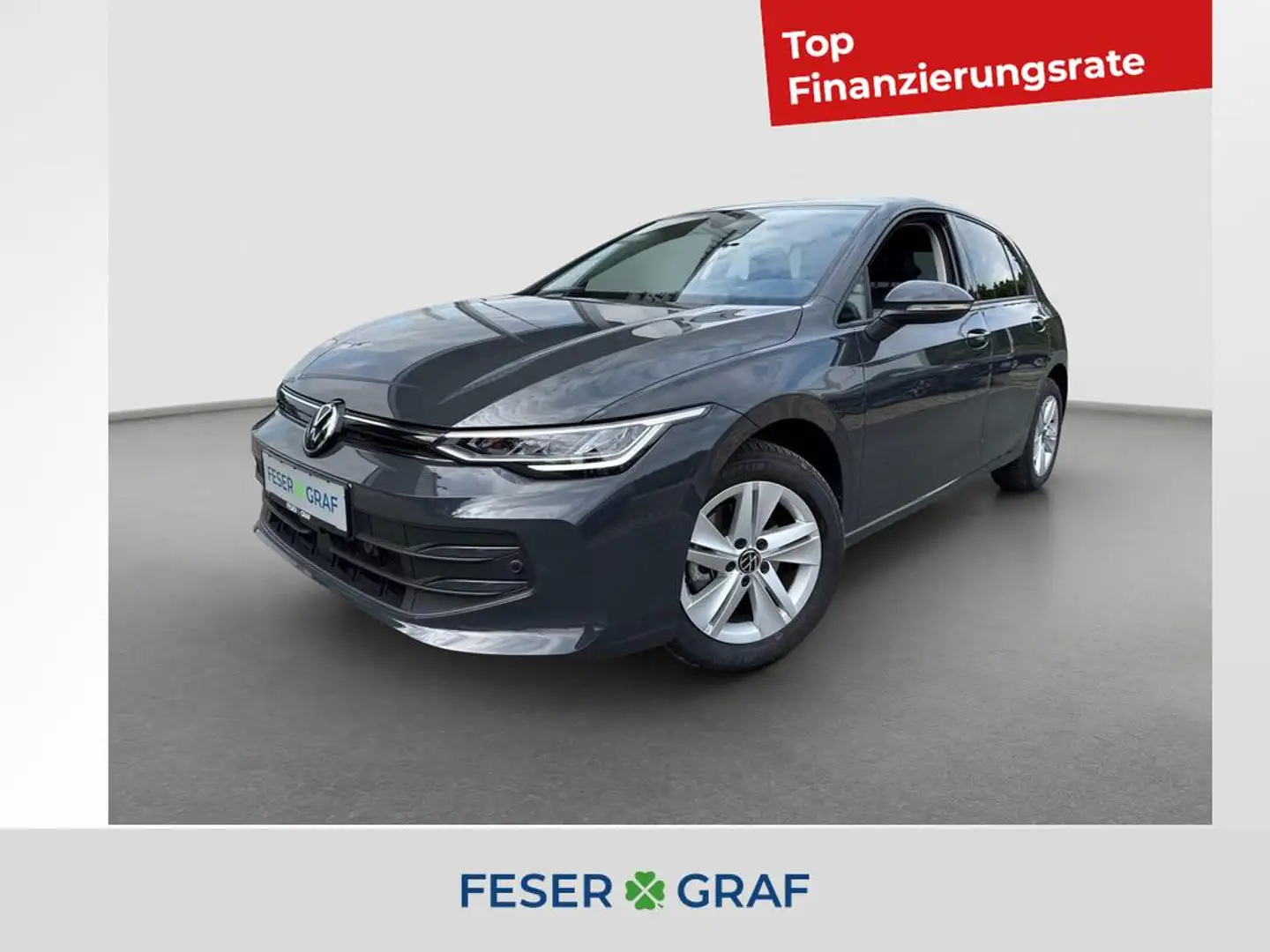 Volkswagen Golf VIII LIFE 1.5 TSI 85kW DSG Navi Kamera AHK Grau - 1