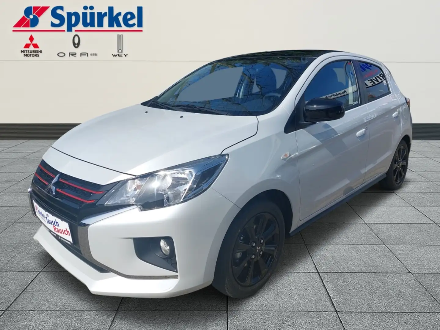 Mitsubishi Space Star Select+Black, Automatik, Rückfahrkamera, Bluetooth Weiß - 1