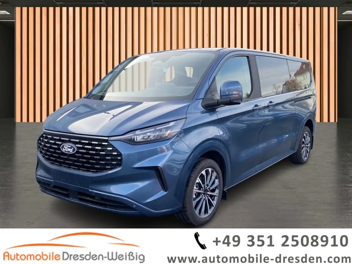 Ford Tourneo Custom 320 L2 Titanium X*Navi*360°Kamera Bleu - 1