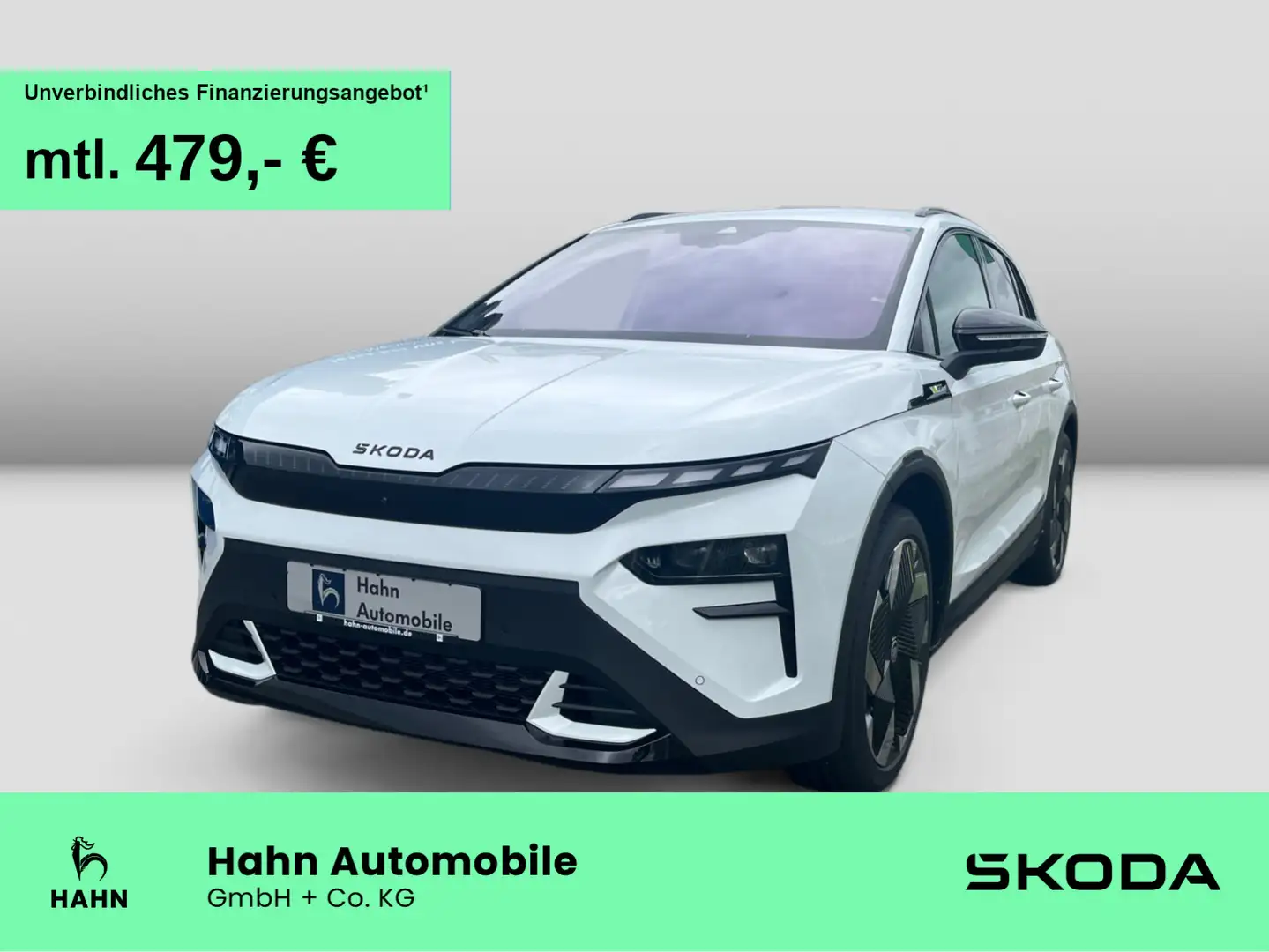 Skoda Elroq RS 4x4 AHK Wärmepumpe 21" MAXX Weiß - 1