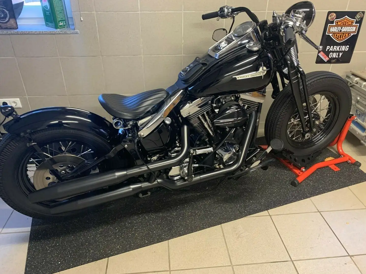 Harley-Davidson Softail EVO Bobber Zwart - 2