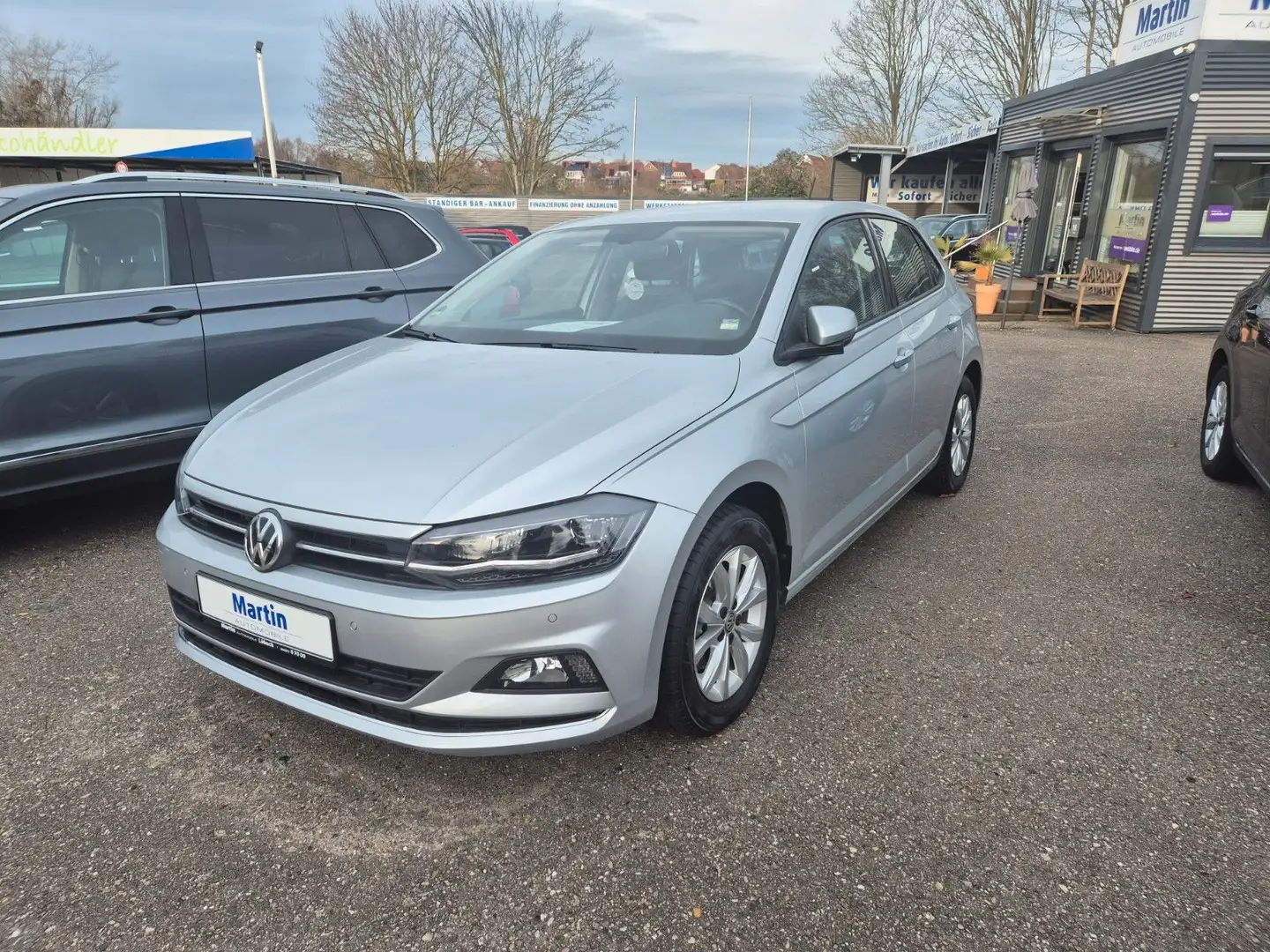 Volkswagen Polo VI Highline * AUTOMATIK/LED/1.HAND* Silber - 2