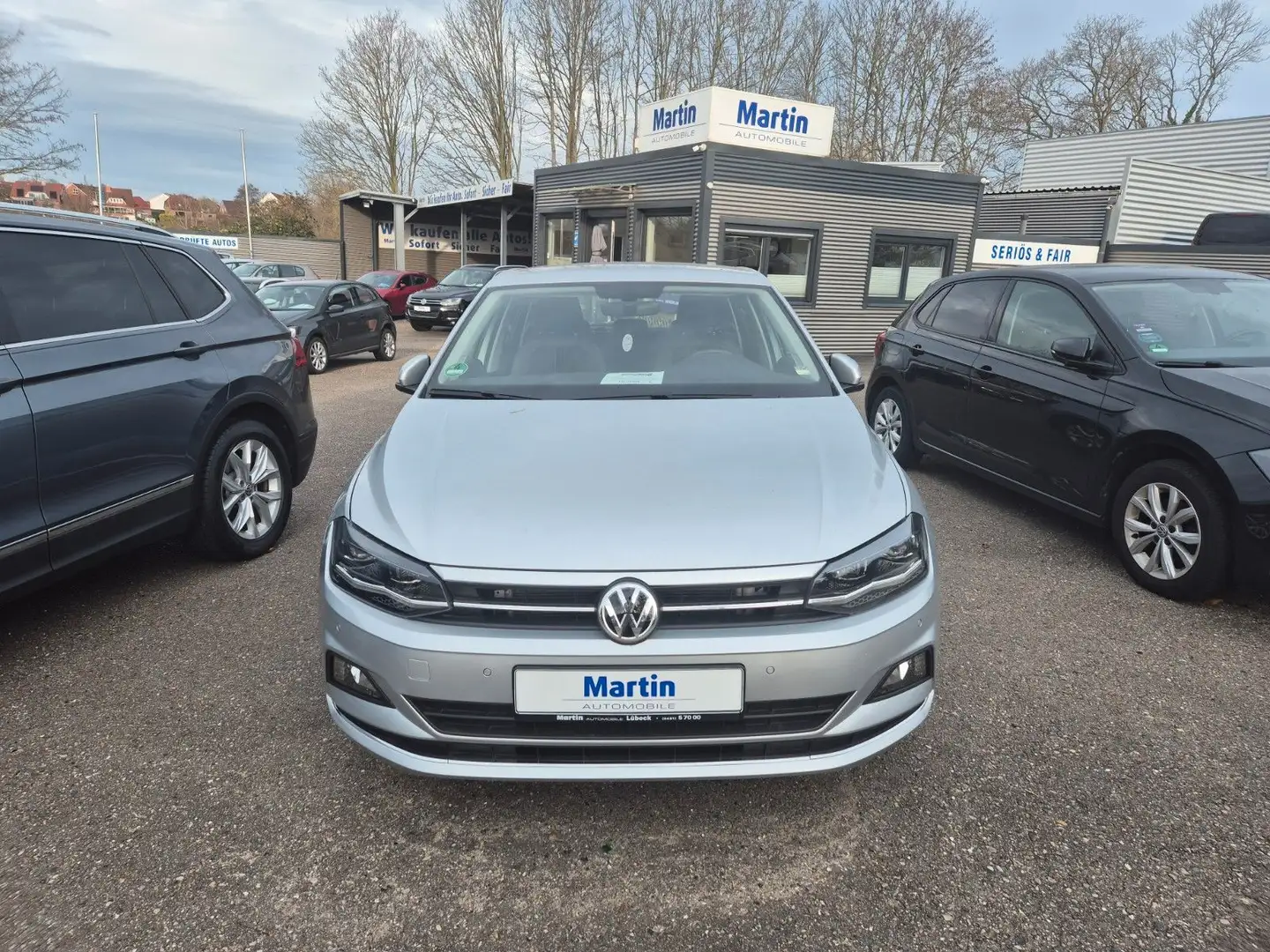 Volkswagen Polo VI Highline * AUTOMATIK/LED/1.HAND* Silber - 1