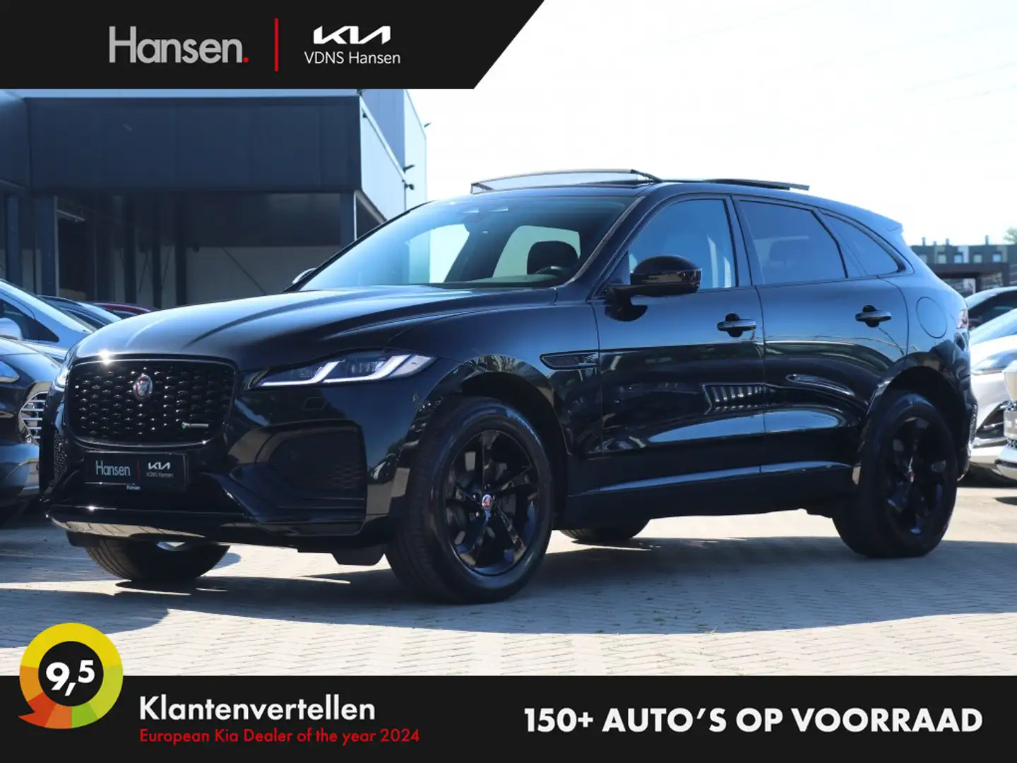 Jaguar F-Pace 2.0 P400e R-Dynamic S I Panoramadak I Meridian I L Zwart - 1