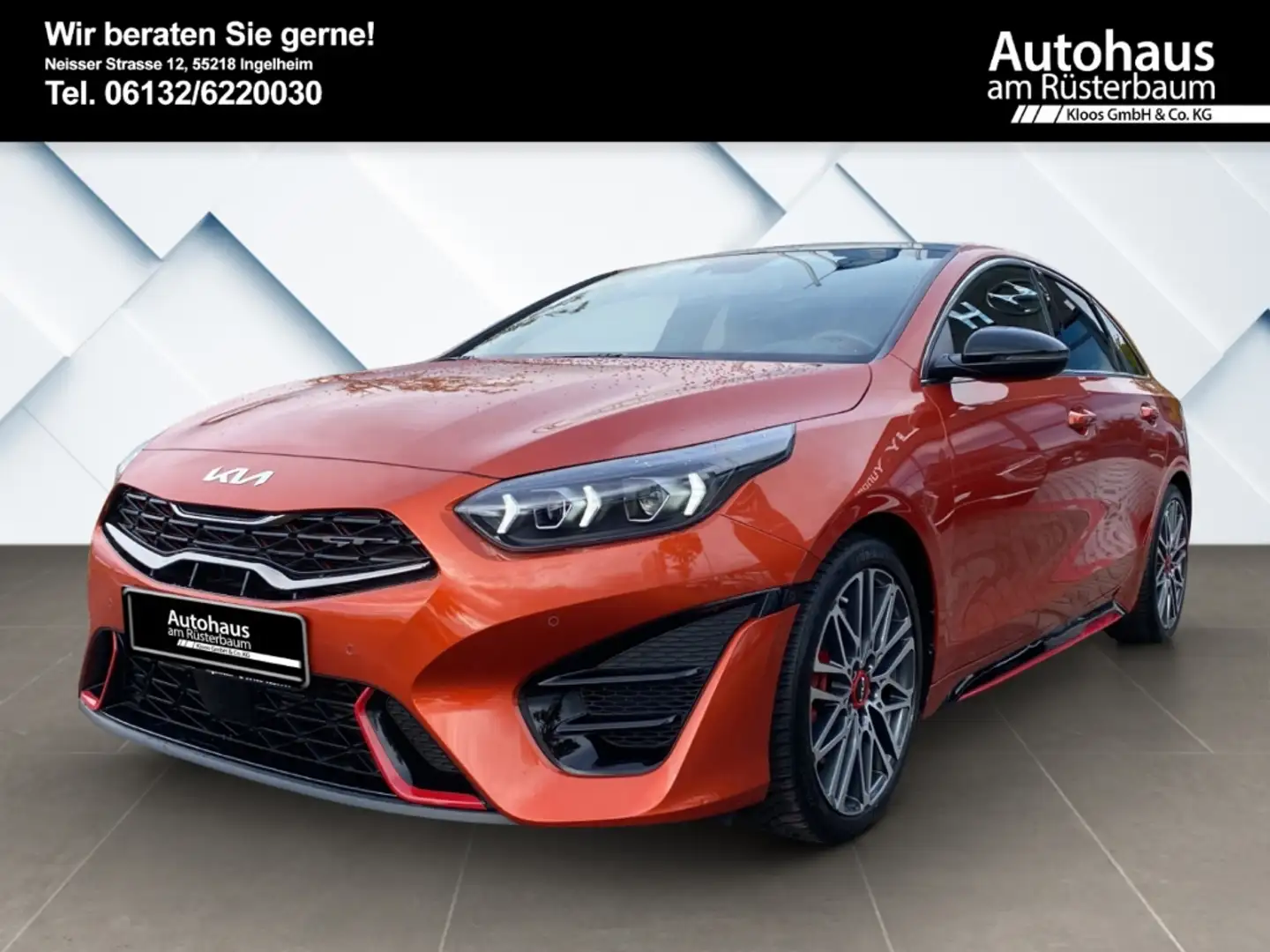 Kia ProCeed / pro_cee'd GT 1.6 El. Panodach Navi Leder Digitales Cockpit M Orange - 2