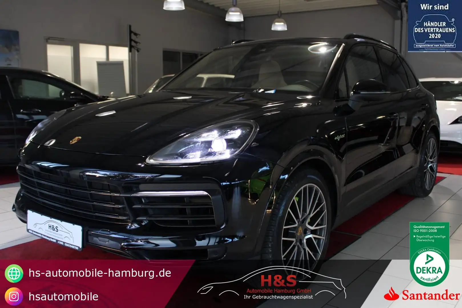 Porsche Cayenne E-Hybrid *PANO/BOSE/APPROVED-11.2027 Noir - 1