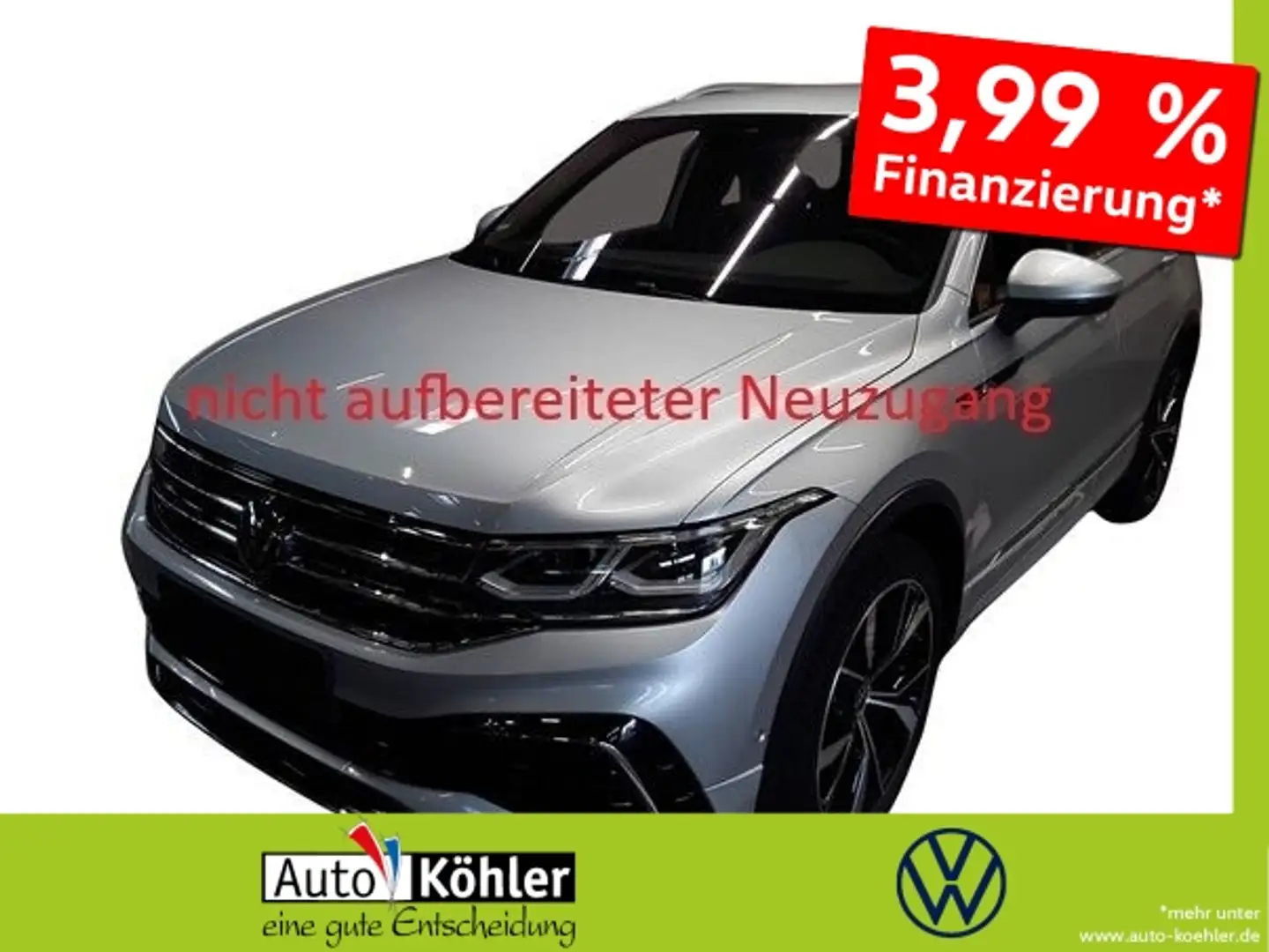 Volkswagen Tiguan R-Line 4M TDi Adaptive Fahrwerk DCC Silber - 1
