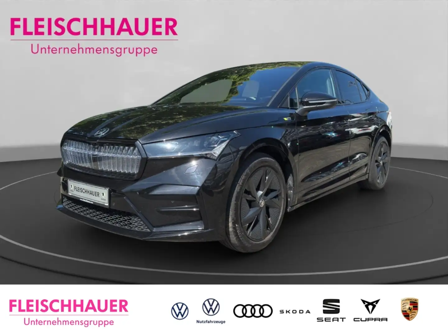 Skoda Enyaq Suite Coupe RS 82 kWh Batterie HUD Navi Leder Digi Schwarz - 1