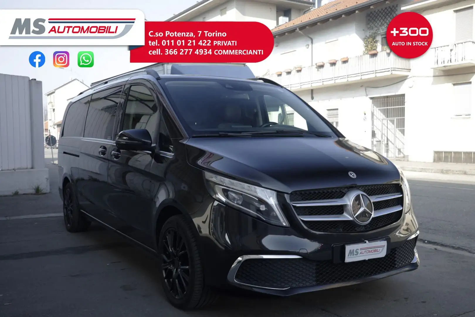 Mercedes-Benz V 250 V 250 d Automatic Sport Extralong IVA ESPOSTA Uni Černá - 1