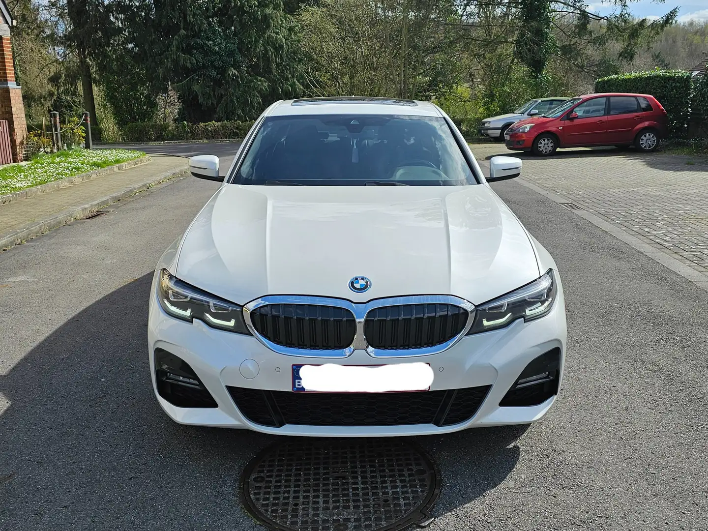 BMW 320 320e Berline Blanc - 1