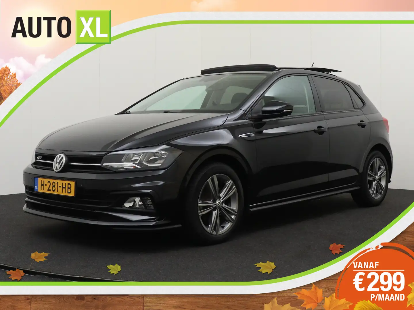 Volkswagen Polo 1.0 116PK Aut. Highline R-Line Pano-Dak Climate Be Noir - 1