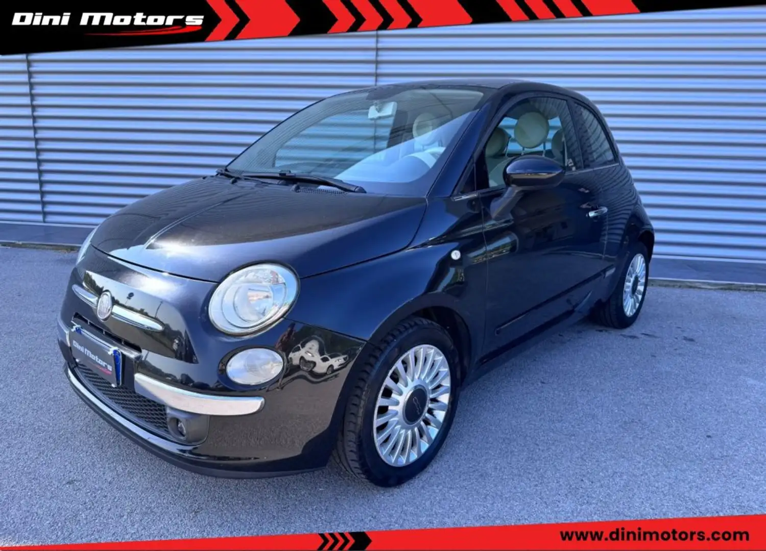 Fiat 500 1.2 LOUNGE BENZINA OK NEOPATENTATI Noir - 1