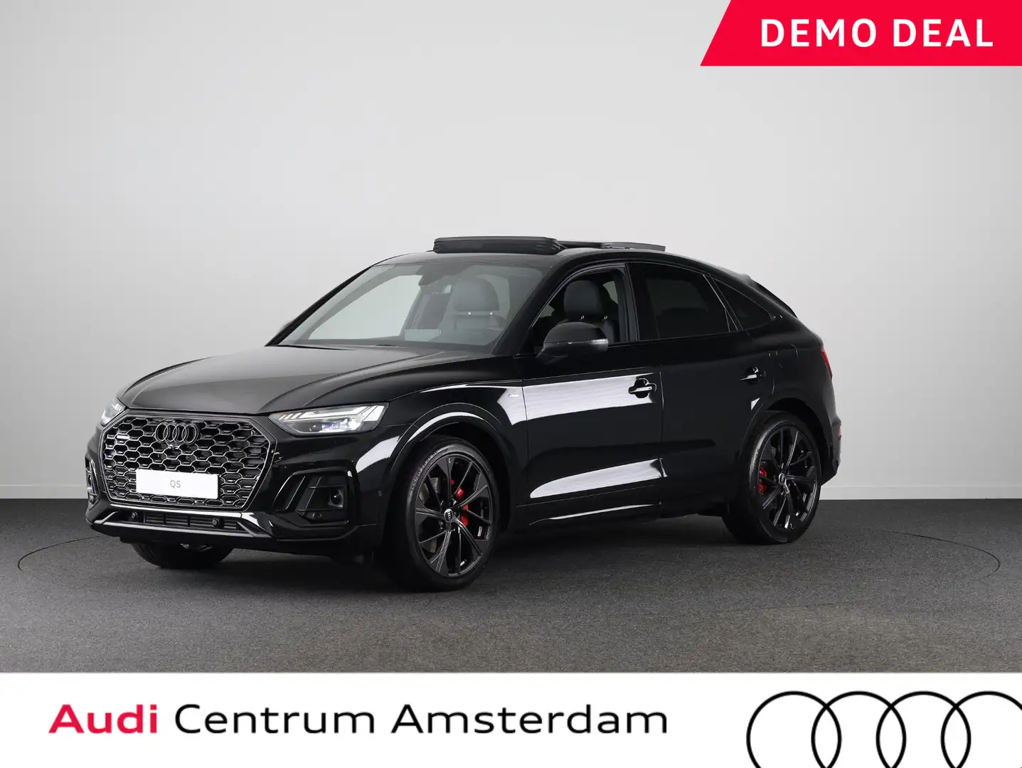 Audi Q5 Sportback 50 TFSI e S edition Competition 299pk | Zwart - 1