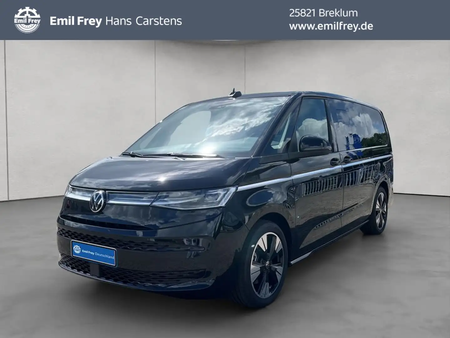 Volkswagen T7 Multivan 2,0 TDI LÜ Style DSG AHK Navi IQ.LIGHT Schwarz - 1