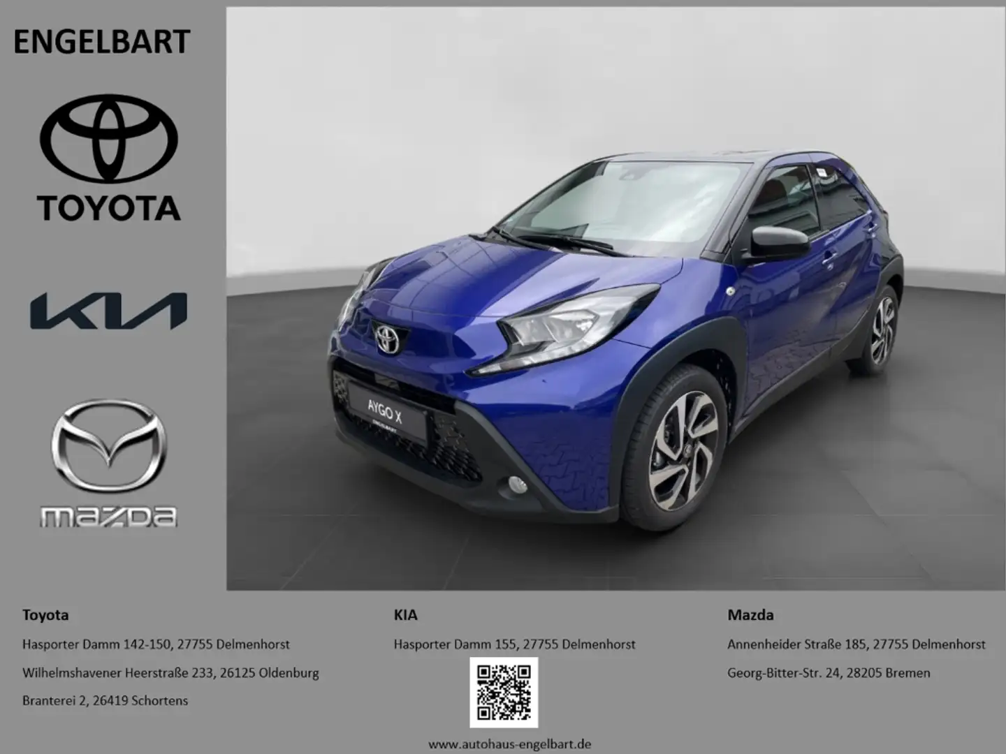 Toyota Aygo X 1.0 VVT-i Pulse Automatik Sitzheizung Android Auto Blau - 1
