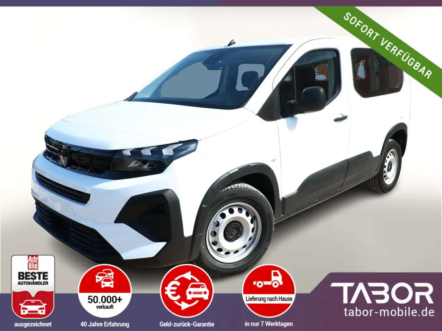 Peugeot Rifter N1 100 Active Pack PDC Temp LaneAs HFT Weiß - 1