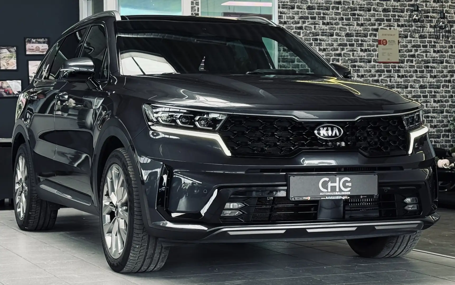 Kia Sorento Platinum 4WD 1.HAND|7-Sitzer|ACC|LED|SHZ Gri - 1