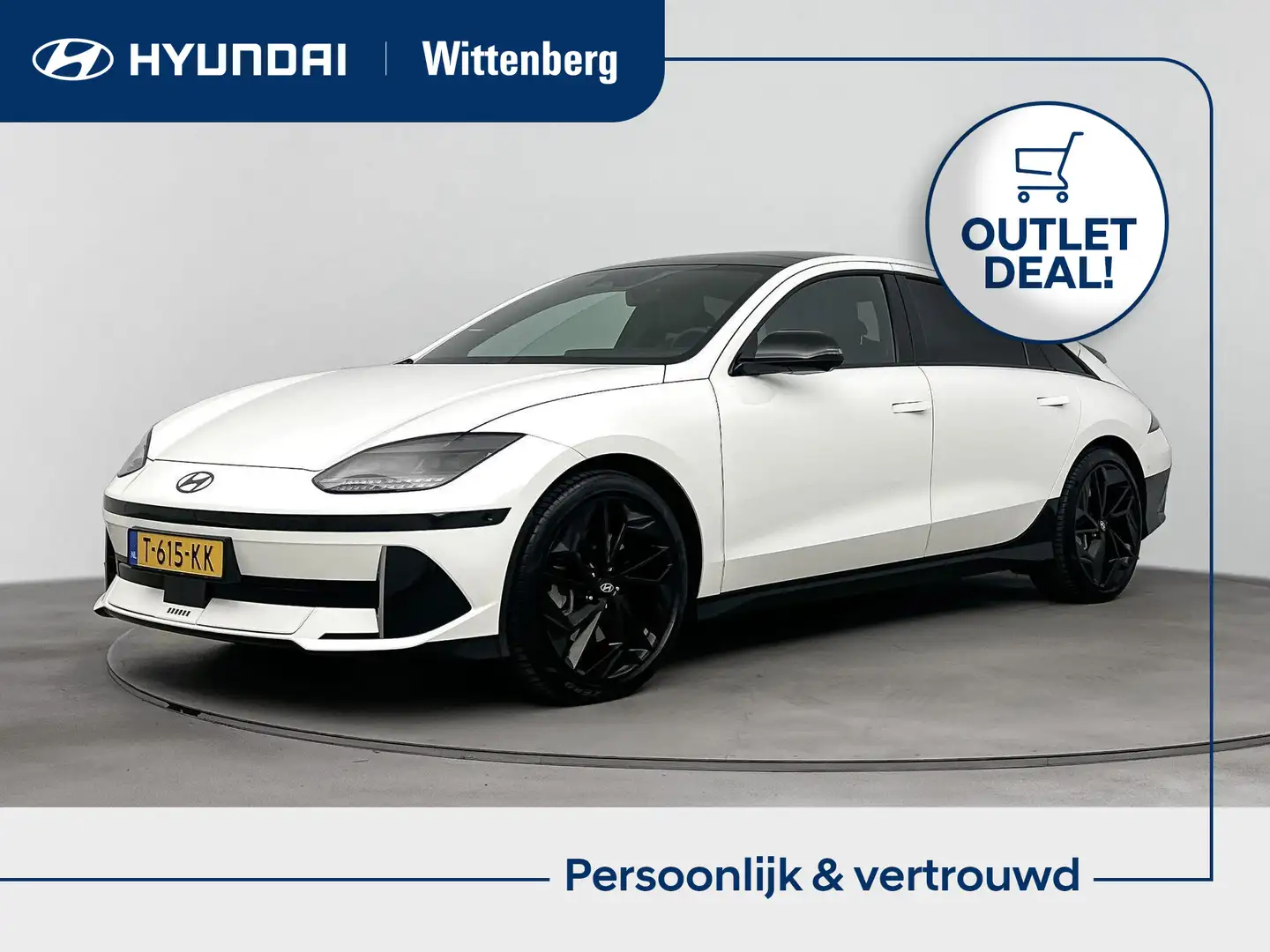 Hyundai IONIQ 6 FIRST EDITION AWD 77 kWh | OUTLETDEAL! | 20'' LM V Blanco - 1