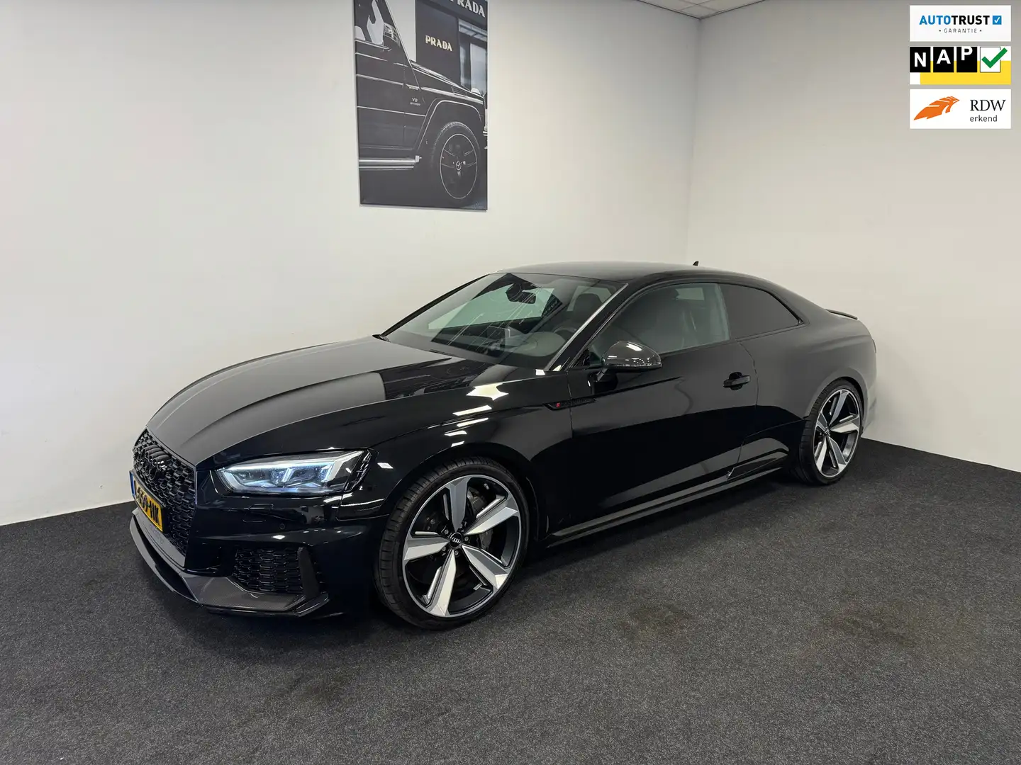 Audi RS5 A5 Coupé 2.9 TFSI quattro // Massage // HUD // Car Zwart - 1