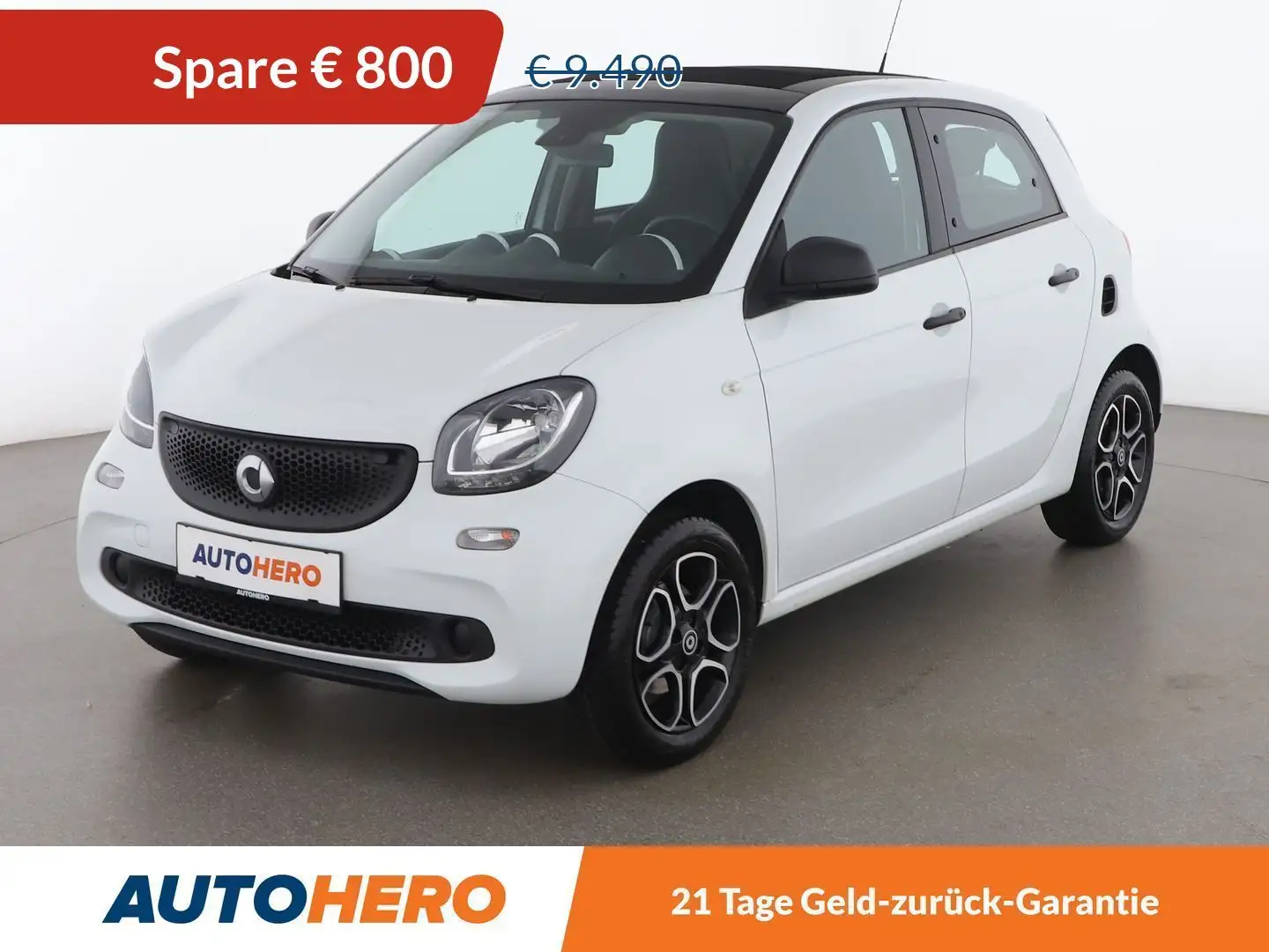 smart forFour 1.0 Basis Standard *TEMPO*KLIMAAUT*ALU* Weiß - 1