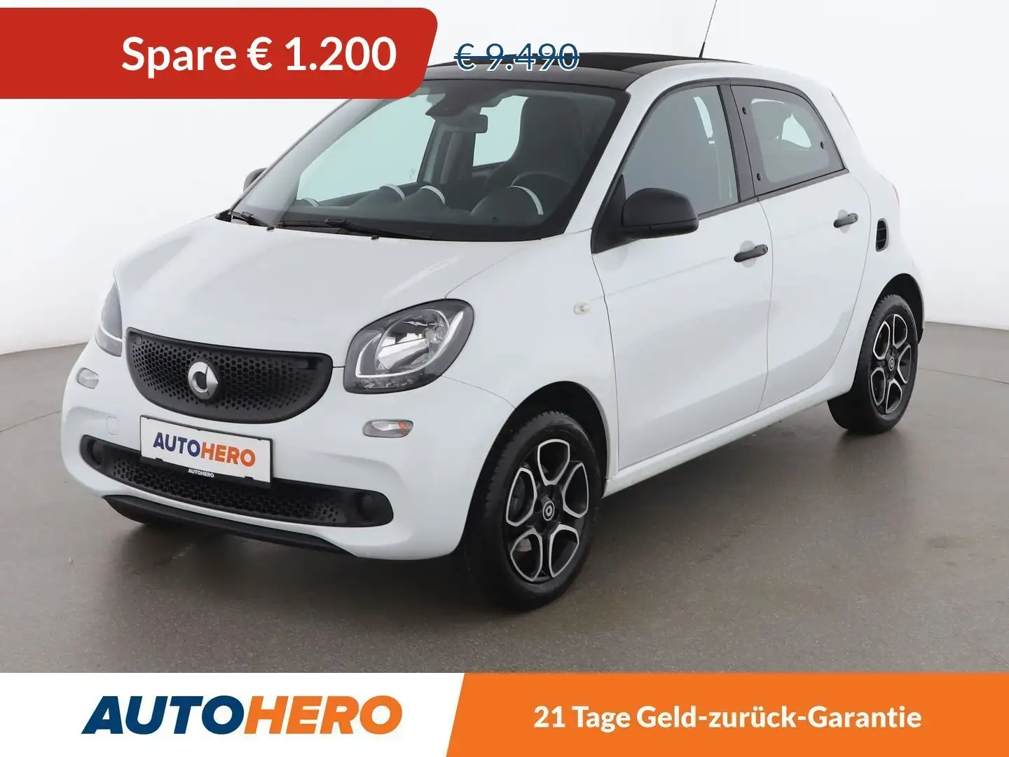 smart forFour 1.0 Basis Standard *TEMPO*KLIMAAUT*ALU* Alb - 1