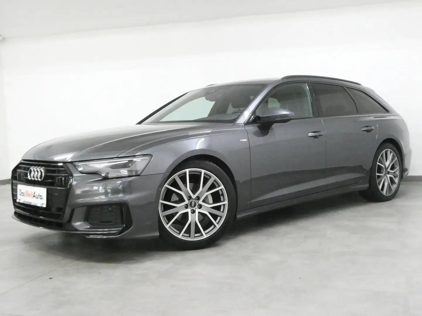 Audi A6 40 TDI "S-Line" Optikpaket-schwarz LED Navi Ahk ACC App DAB R-Kamera virtual 20" elektr.-H phone-box Ambientelicht Grau - 1