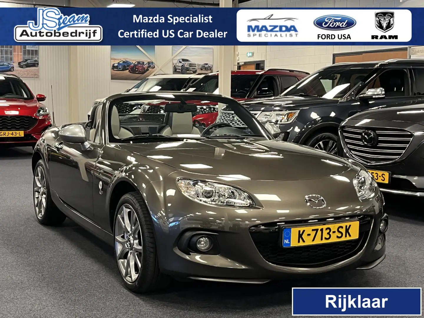 Mazda MX-5 NC Roadster 1.8i Silver Edition Airco Leder Navi C Marrón - 1