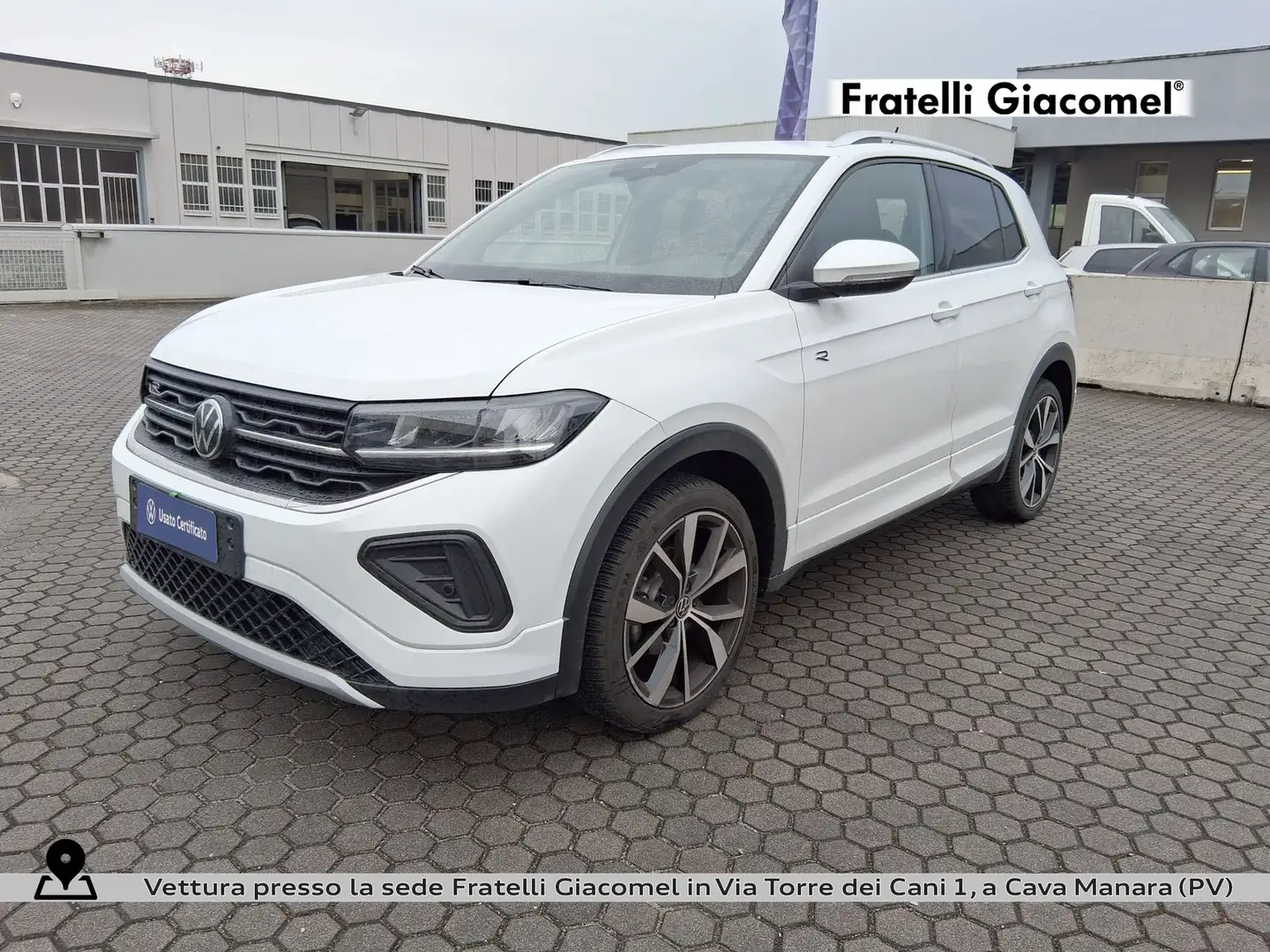 Volkswagen T-Cross 1.0 tsi r-line 115cv Blanc - 1