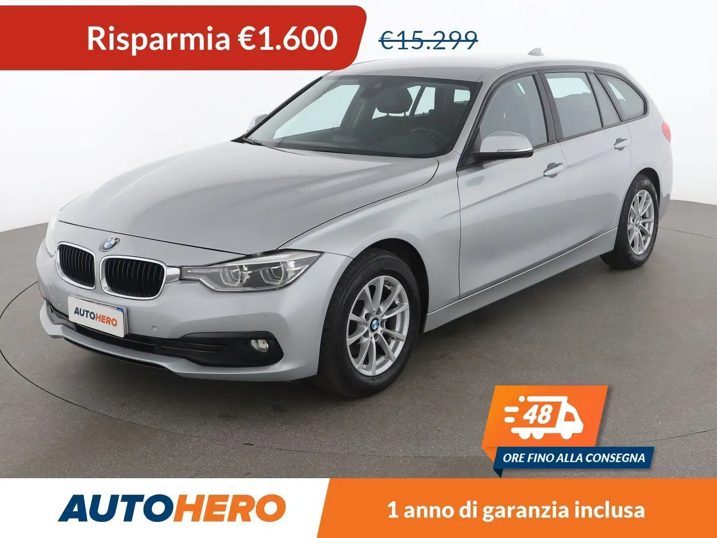BMW 316 316d Business Advantage aut Gümüş rengi - 1