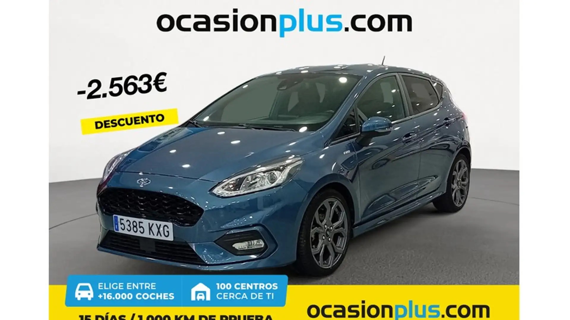 Ford Fiesta 1.0 EcoBoost S/S ST Line 100 Azul - 1