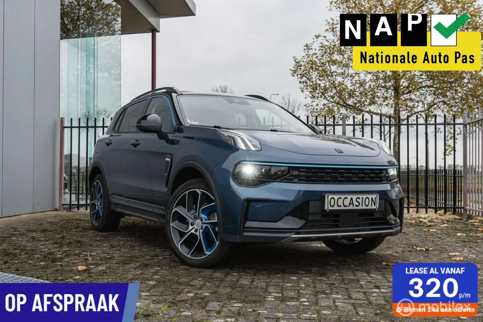 Lynk & Co 01 1.5 |Pano|Hybride|Schuifdak|Keyless | All-in Blu/Azzurro - 1