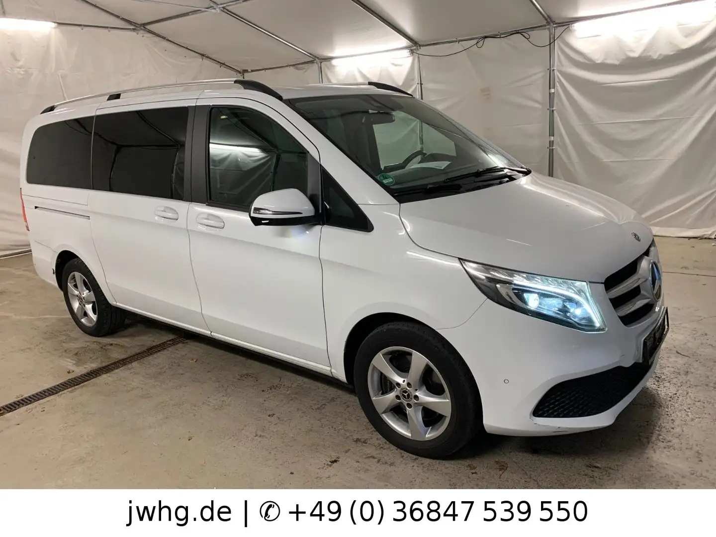 Mercedes-Benz V 220 V220d EDITION lang|Distronic|Kam|ILS-LED|6Si|AHK Blanc - 2