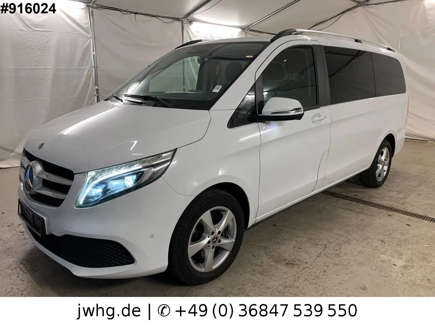Mercedes-Benz V 220 V220d EDITION lang|Distronic|Kam|ILS-LED|6Si|AHK Blanc - 1