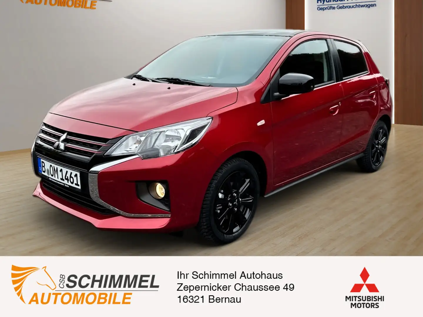 Mitsubishi Space Star Select+ Black 1,2 l CVT KLIMA SHZ Rot - 1