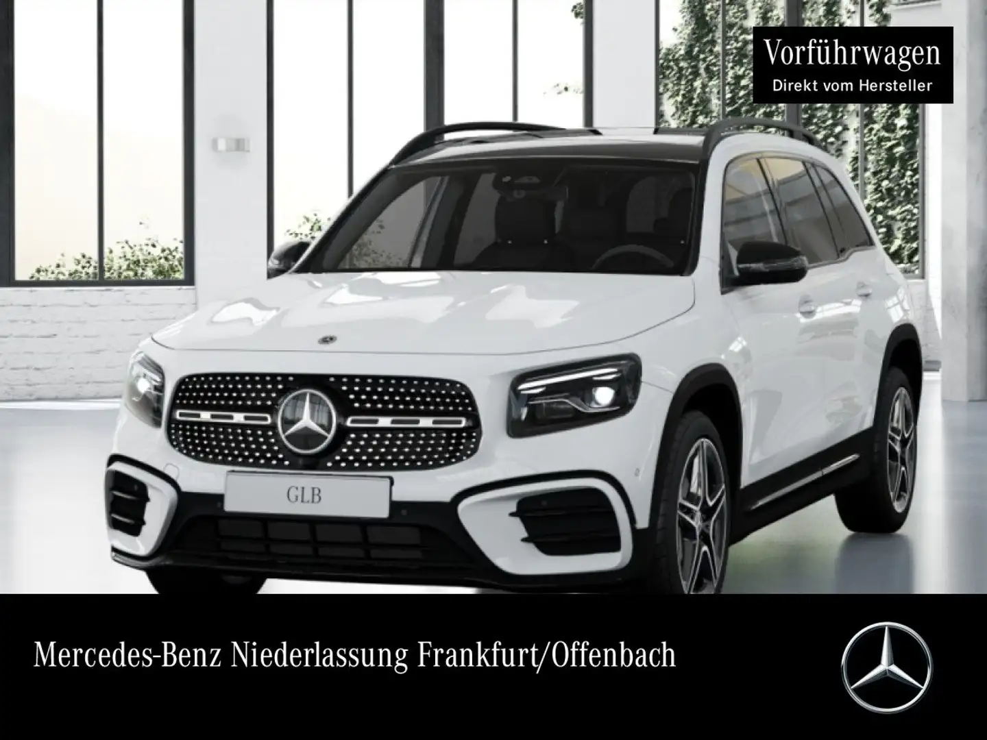 Mercedes-Benz GLB 200 AMG+NIGHT+PANO+360°+AHK+MULTIBEAM+19"+7G White - 1