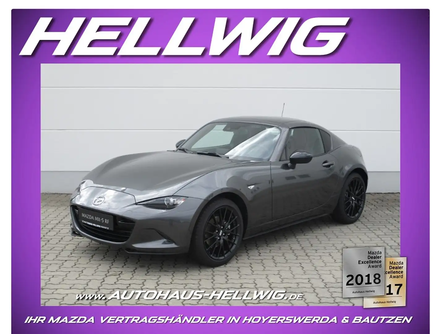 Mazda MX-5 RF Coupe 2.0l Edition 100 Nappaleder Grau - 1