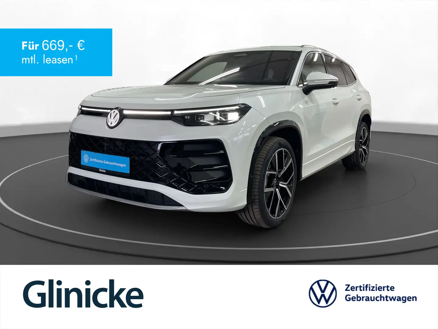 Volkswagen Tayron 2.0 TDI 4M R-Line AHK Matrix LM 20" Navi Weiß - 1