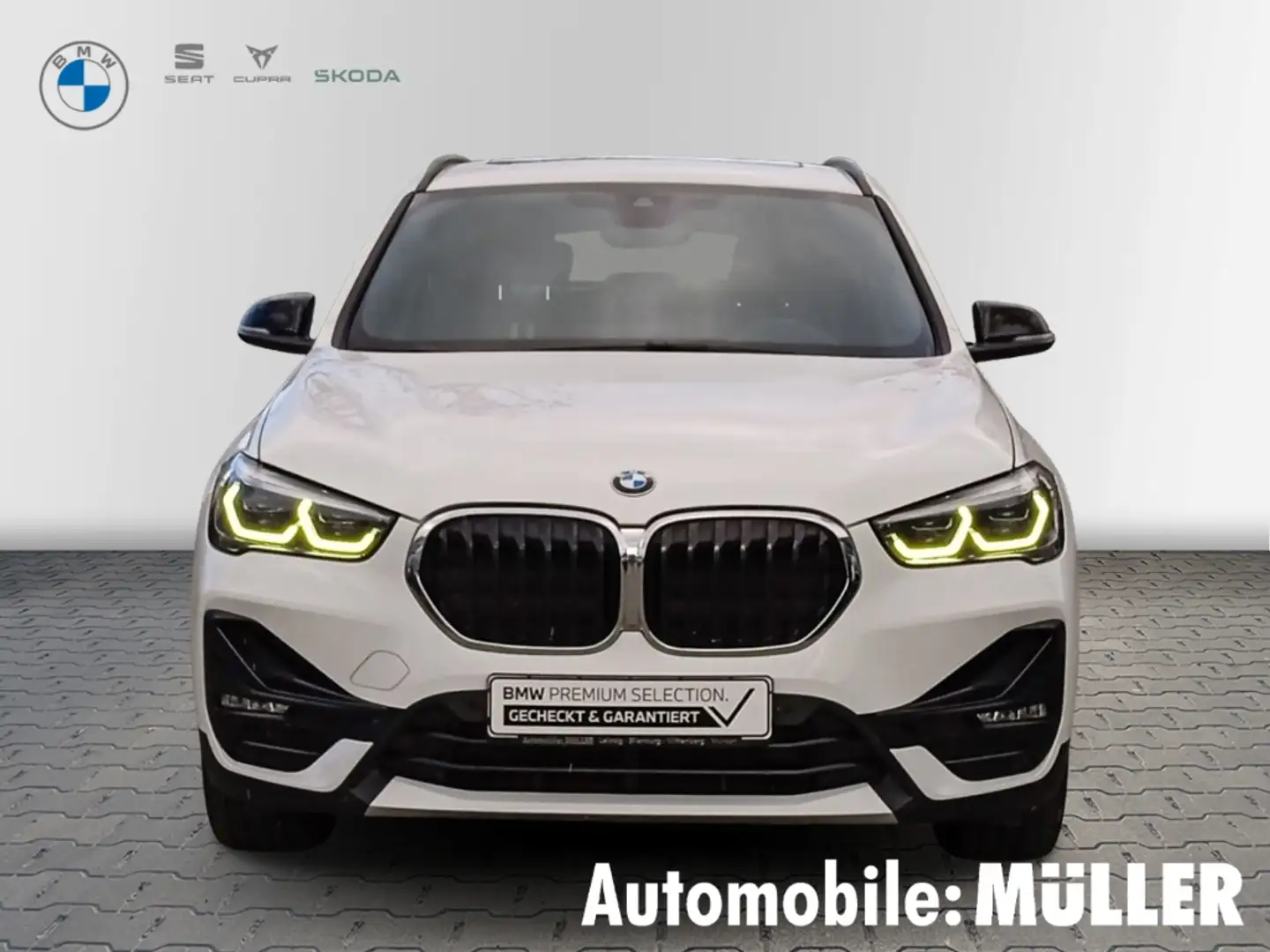 BMW X1 20 d sDrive*Sport Line*HUD*DAB*LED*RFK*HiFi*El. Pa Weiß - 2