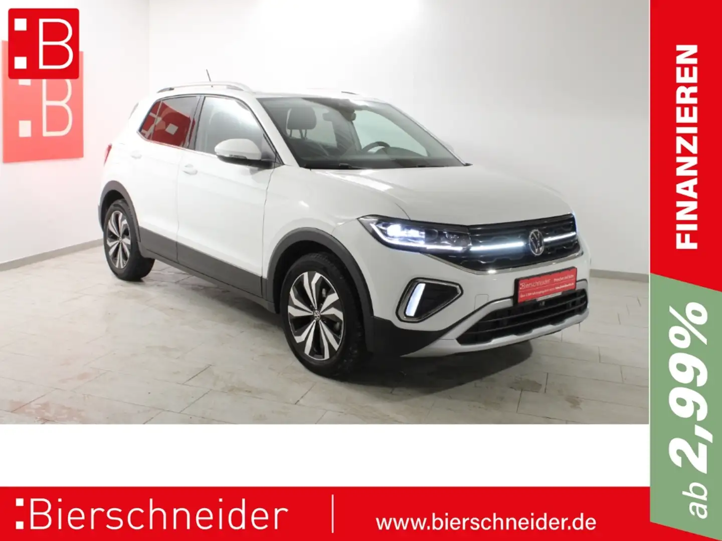 Volkswagen T-Cross 1.0 TSI DSG Style 17 NAVI IQ.LIGHT Wit - 1