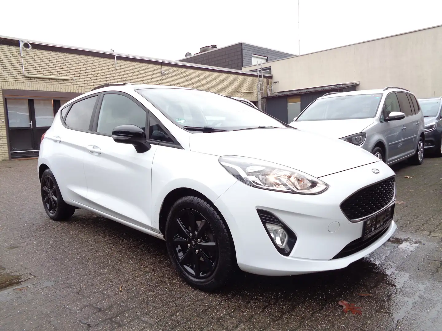 Ford Fiesta 1.0, Klimatr., PDC, Navi, SHZ, 1.Hand Weiß - 2