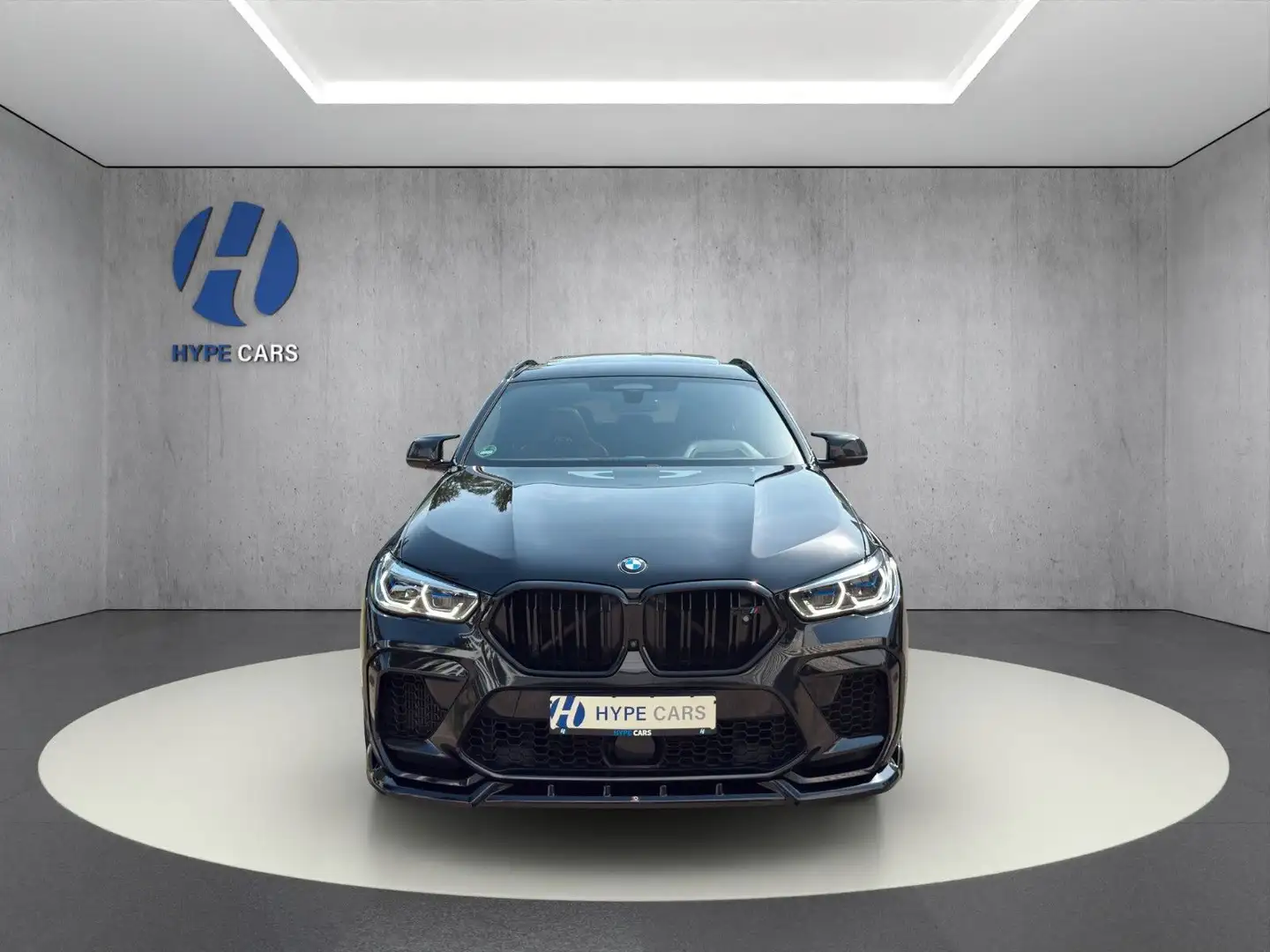 BMW X6 M Compe. PanoSky Fond 360 ACC HUD NightV B&W Noir - 2
