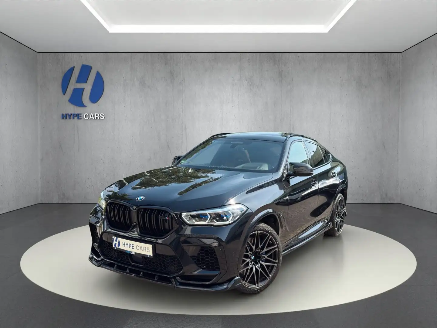 BMW X6 M Compe. PanoSky Fond 360 ACC HUD NightV B&W Noir - 1